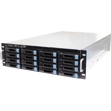 Advanced Industrial Computer 3U 19 16 X 3.5 + 2 X 2.5 Bays Storage Rackmount Chassis W/ 3 X 8038 RSC-3EH0-80PS-SA2C-0C0-A